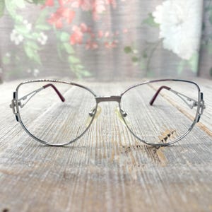 eyeglasses frames only 54[]15/125 round silver purple eyeglasses unisex/men/women glasses deadstock/vintage/nos/new prescription eyewear 90s