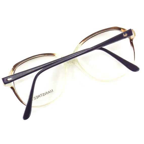 1980s glasses vintage eyeglasses round 80s NOS ey… - image 6