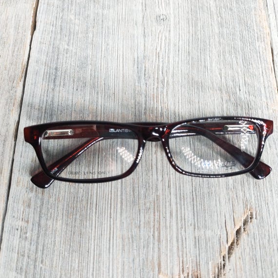 Dark Brown Rectangle Eyeglass Frames - Lantis Opt… - image 5