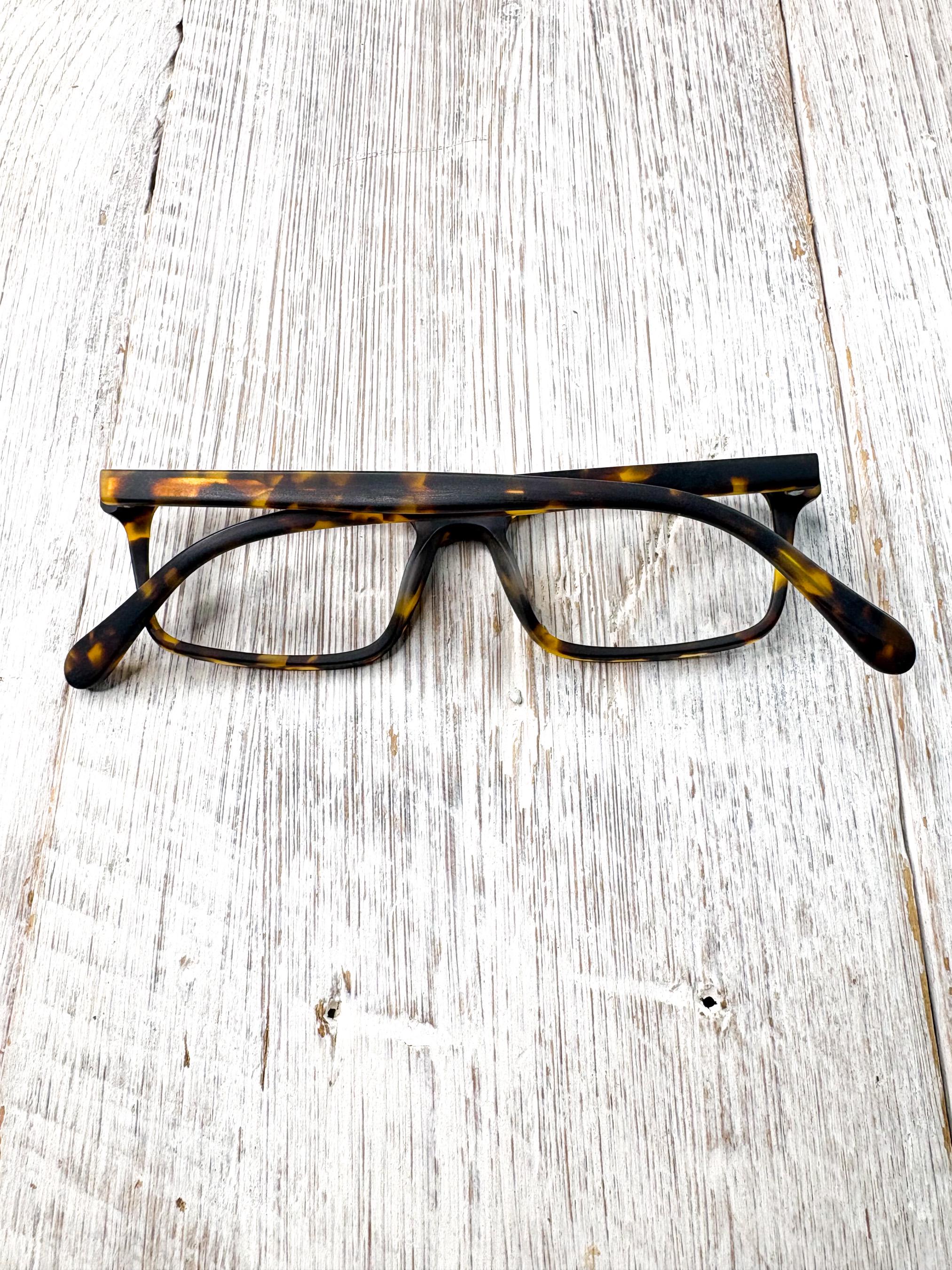 Square Matte Brown Tortoise-shell Eyeglass Frames: 52[]16-145 - Etsy