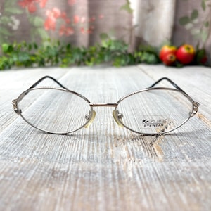 silver gold black frames only 1990s deadstock vintage eyewear 90s prescription glasses fashion accessories unisex/men/women oval eyeglasses