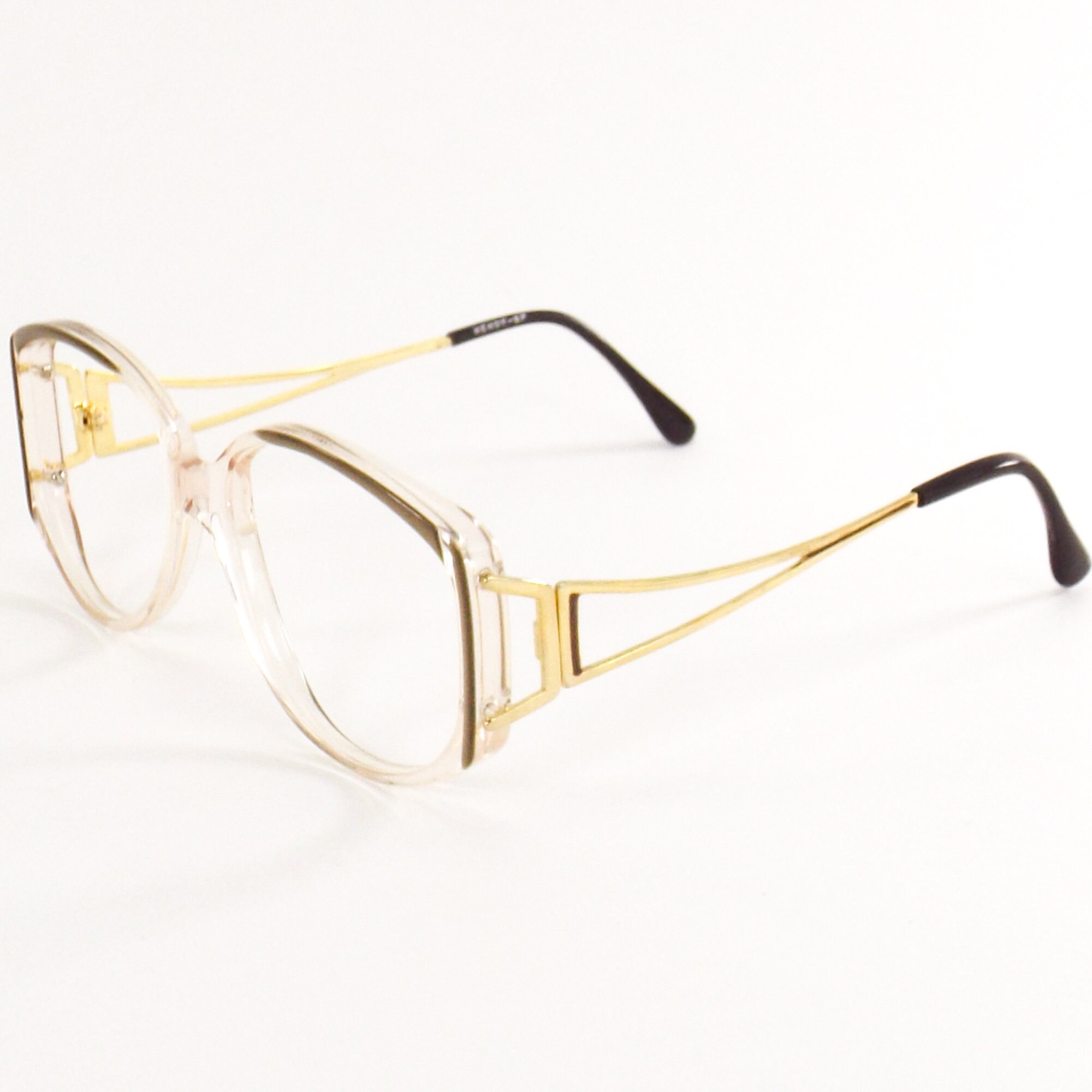 Vintage drop arm eyeglasses vintage 80s NOS eye glasses clear Etsy