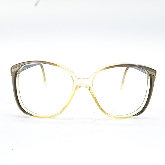80s glasses vintage eyeglasses | large round eyeg… - image 1