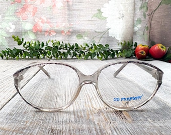 Vintage 90s Cat-Eye Eyeglass Frames: Lilac Purple Plastic (50[]16)