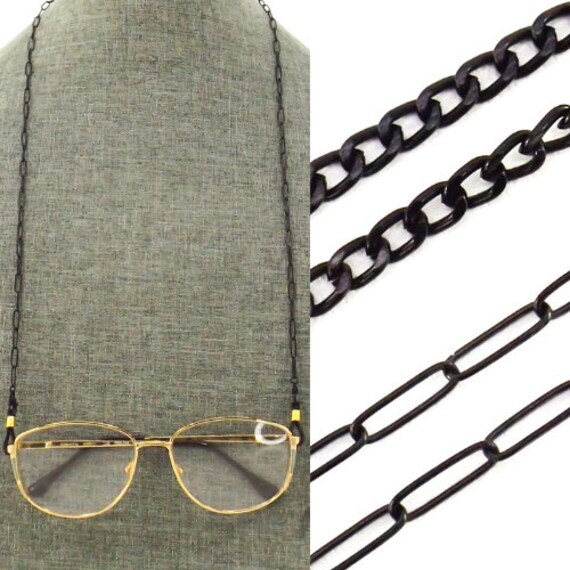 Black Eyeglass Chain for Men Women 