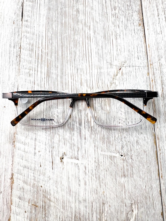 Oversized Rectangle Eyeglass Frames: Y2K Phat Far… - image 7