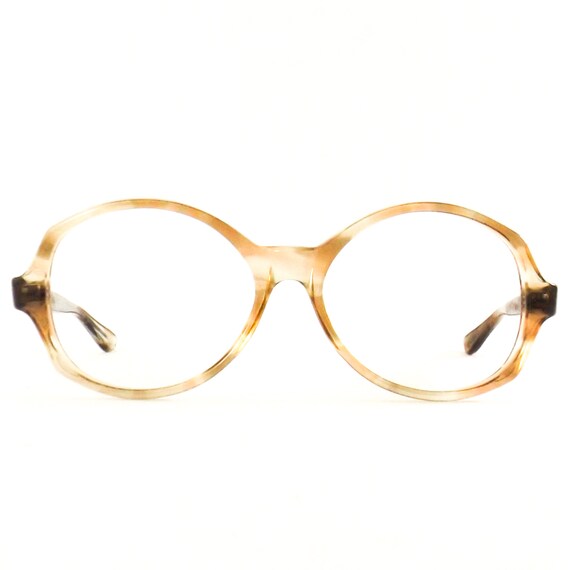 vintage 60s 70s NOS eyeglasses | round plastic hon