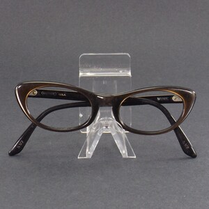vintage clear acrylic eyeglass display stand plastic sunglasses holder for glasses frames accessories image 3