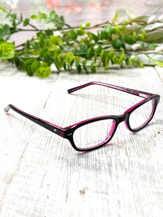Petite Square Eyeglass Frames: Brown Tortoise-She… - image 1