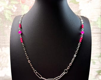 Collana Con Ciondolo A Doppia Punta In Nuova Giada E Argento 925 - Catena 50cm, Regalo In Scatola - 3
