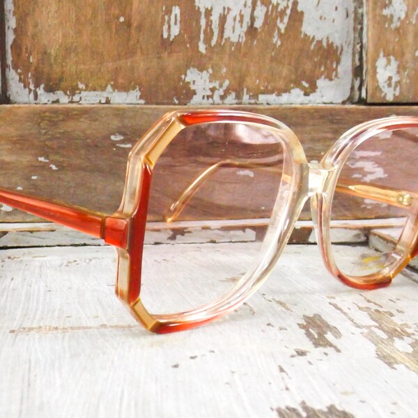 Octagon Eyeglasses Etsy