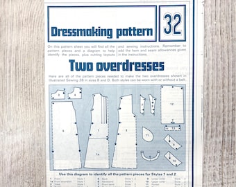 1970s Men's Jacket, Fabric or Leather: Sewing Pattern no.34 (size Small-Medium)