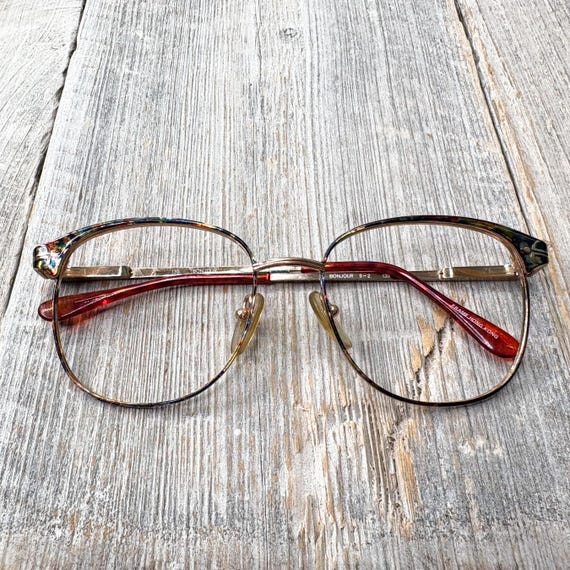 Round Eyeglass Frames: Rainbow Multi Light Gold, … - image 5