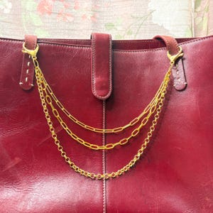 Asudaro 1 Paire De Bretelles En Cuir Sac Poignées Chaîne Anse