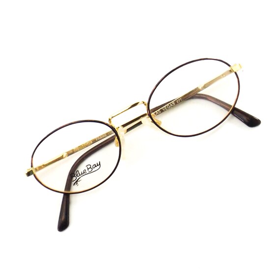vintage tortoise rimmed eyeglasses vintage 80s NO… - image 3