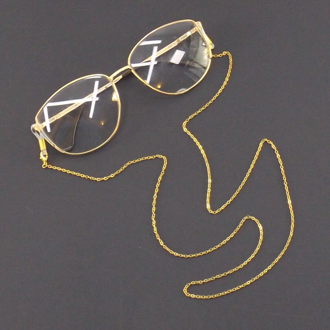 Simple glasses chain gold eyeglass chain silver sunglasses Etsy