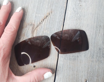 eyepatch brown replacement lenses Oakley sunglasses oem sunglass lens brown squared