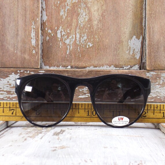 mod sunglasses round large sunglasses vintage NOS… - image 6