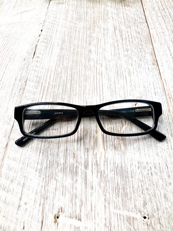 Dark Navy Blue Rectangular Eyeglass Frames 50[]16… - image 6