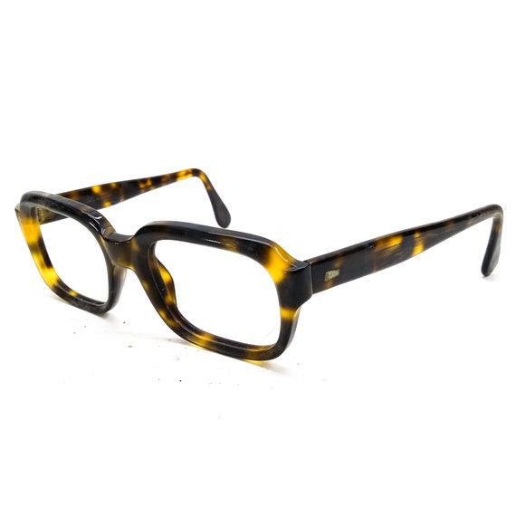 horn rim glasses | vintage eyeglass frames | larg… - image 1