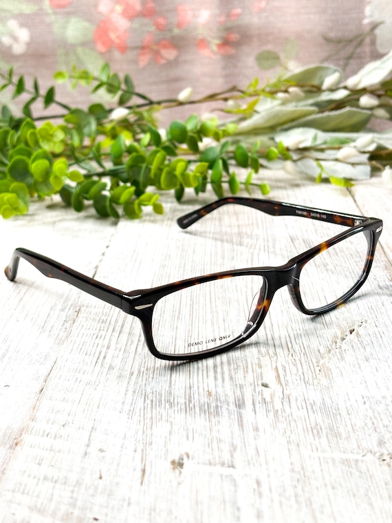 Big Black Rectangular Eyeglass Frames: 52[]16-135 - image 1