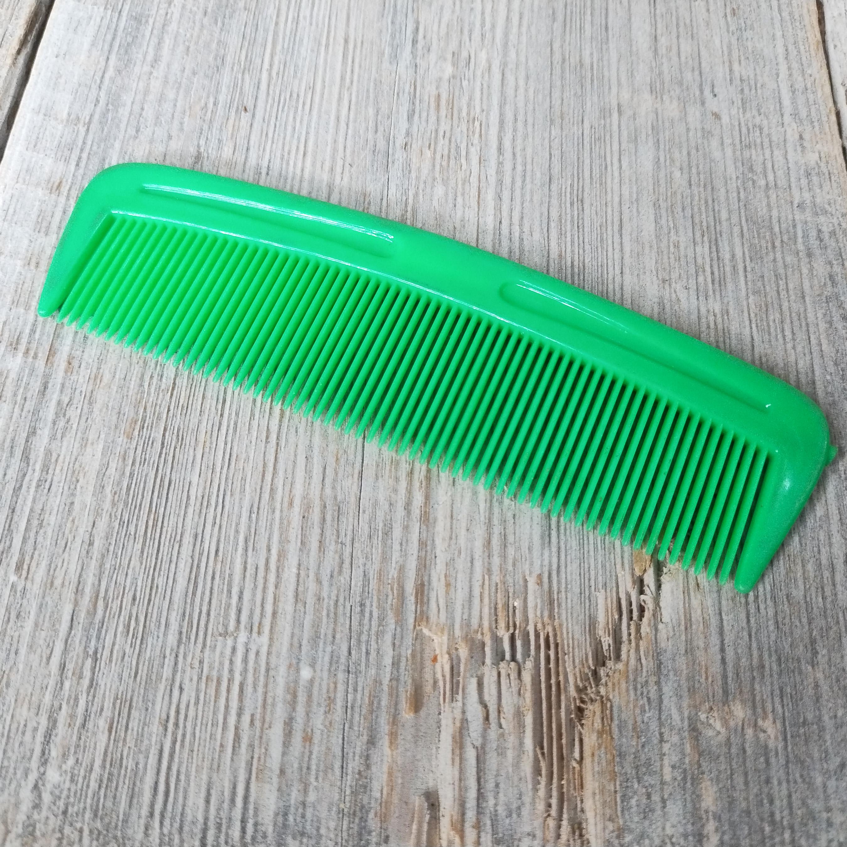 Peigne De Poche Vintage Effet écaille - Avec étui Rouge Façon Crocodile Années 70 - Neuf