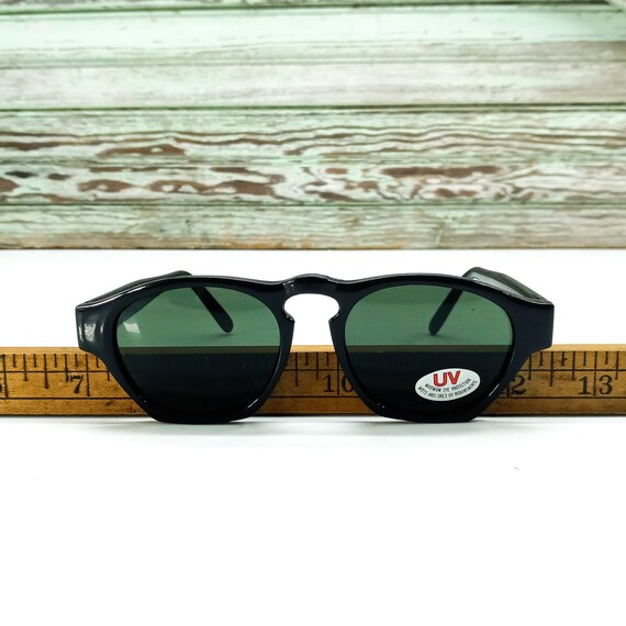 vintage sunglasses, black sunglasses NOS sunglass… - image 6