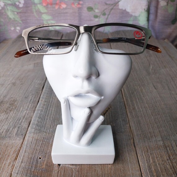 Vintage Rectangle Eyeglasses: Satin Silver & Brow… - image 2