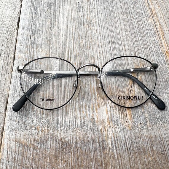 gunmetal black eyeglass frames only - image 6