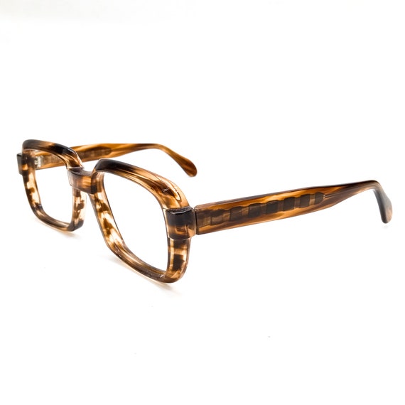 german horn rim glasses | vintage eyeglass frames… - image 1