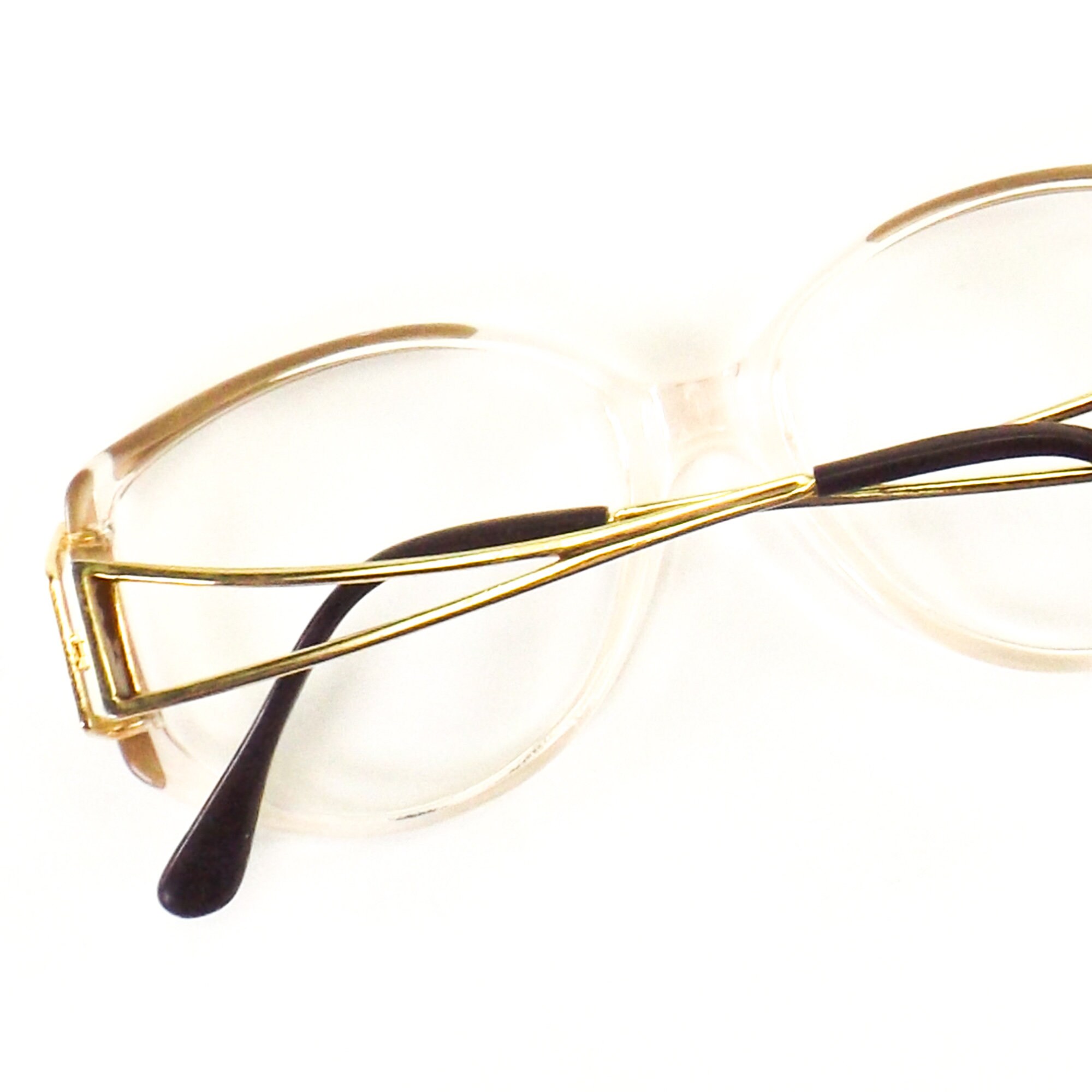 Vintage drop arm eyeglasses vintage 80s NOS eye glasses clear Etsy