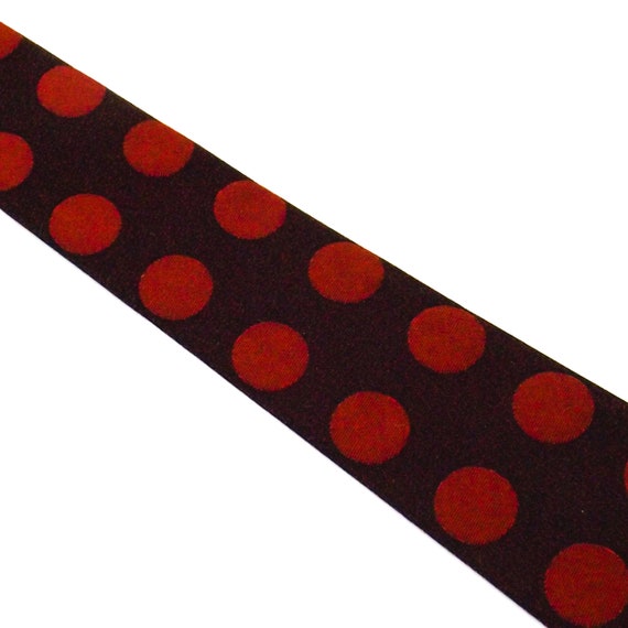 vintage necktie tie polka dot neckties mens 52" N… - image 8