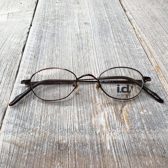 Bronze Round Eyeglass Frames: 90s Vintage Deadsto… - image 6