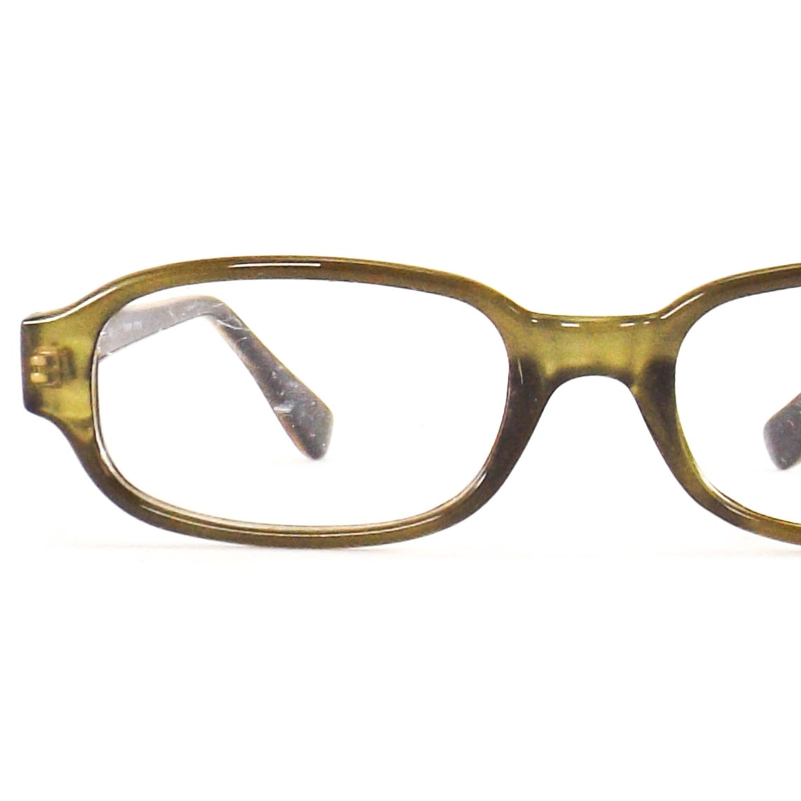 Olive green pearl eyeglasses NOS vintage 90s eye glasses Etsy