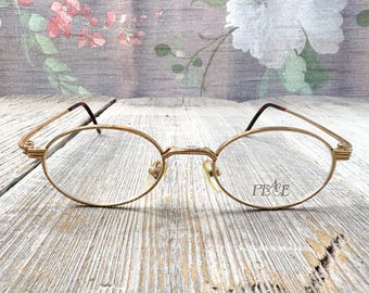 Monturas de gafas vintage redondas/ovaladas: Unisex, nuevas sin usar (New Old Stock)
