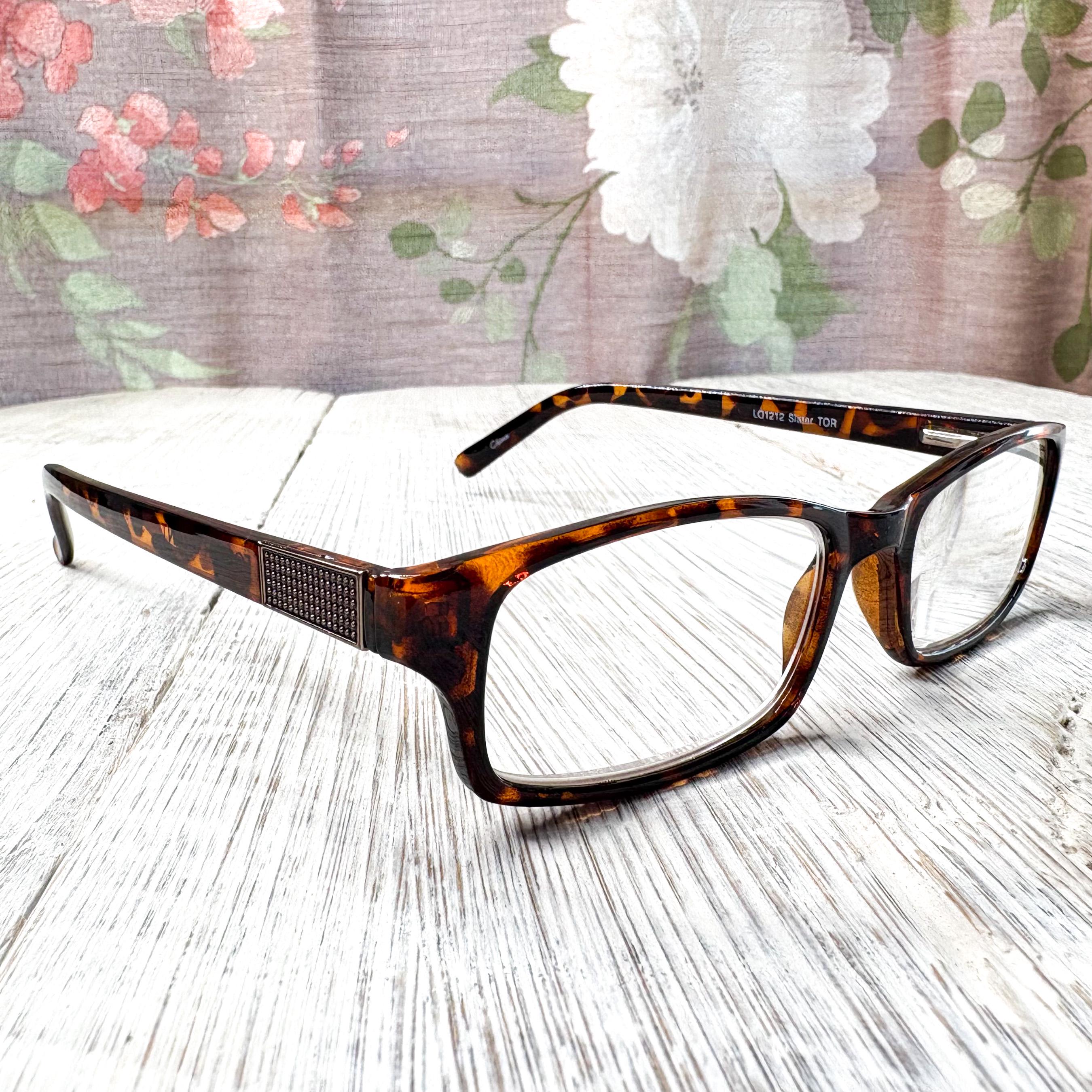 べっ甲柄老眼鏡 +3.00：ユニセックスヴィンテージスタイル - Etsy 日本