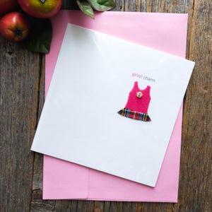Félicitations bébé fille carte de voeux rose cadeau de baby shower papeterie future maman grossesse mère/fille/soeur/amie/collègue de travail enceinte