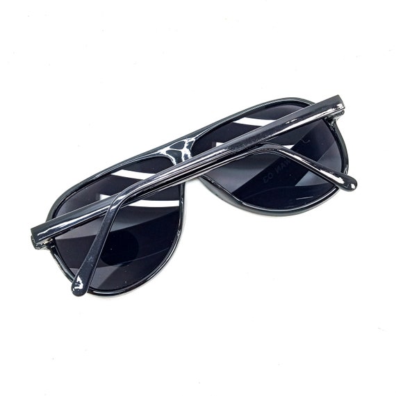 80s sunglasses black vintage sunglasses retro sun… - image 5