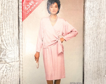 Wrap Dress See and Sew Sewing Pattern 5349