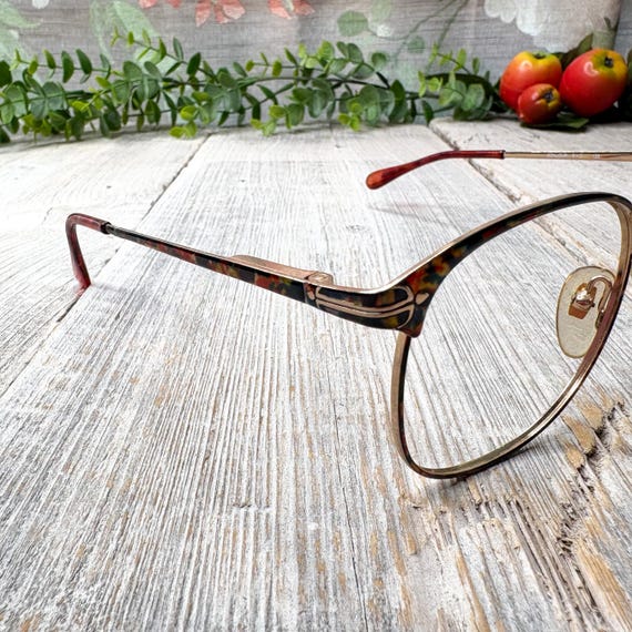 Round Eyeglass Frames: Rainbow Multi Light Gold, … - image 2