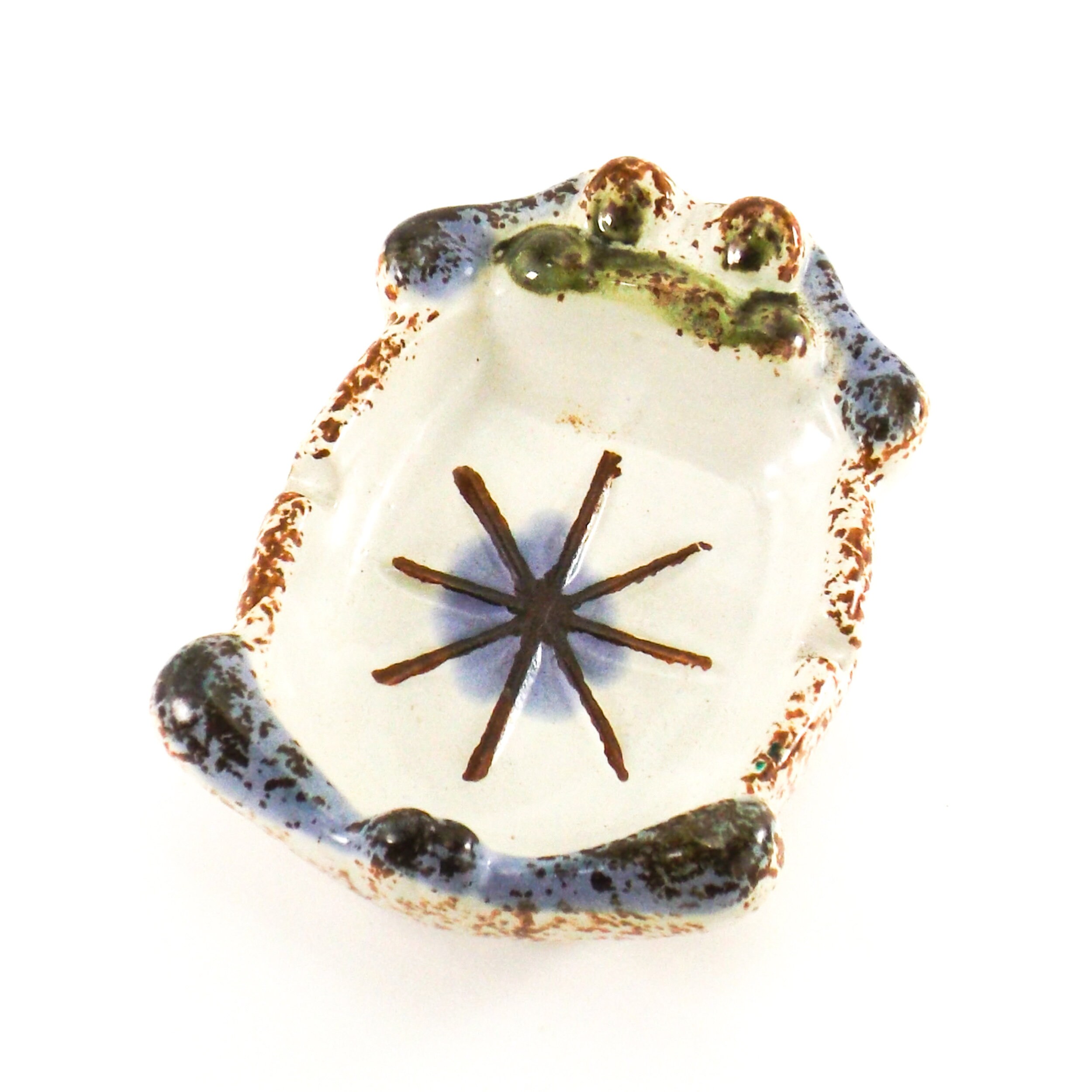 1970's Vintage Ashtray Ceramic Frog Mid Century Modern Etsy