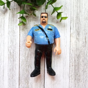 WWF WWE The Big Bossman wrestling action figure loose wrestler titan sports hasbro