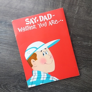 Tarjeta de felicitación emergente para el día del padre, tarjeta de felicitación para papá, padre, padrastro, tarjeta de felicitación estadounidense, papelería vintage de EE. UU., regalo para él, hombre, padre