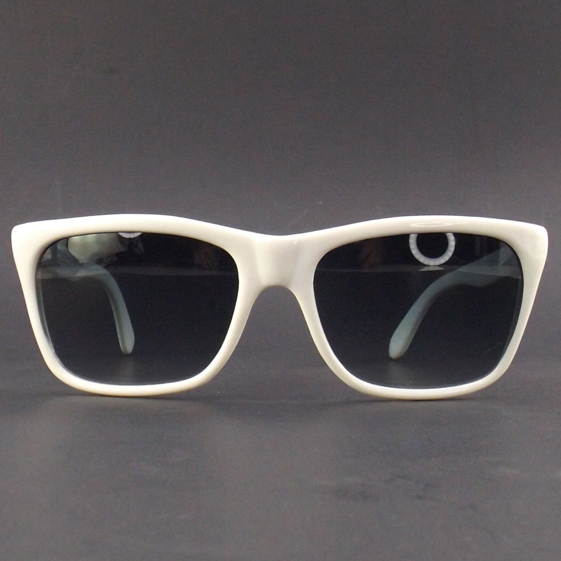 Oversized white pointy sunglasses vintage 80s NOS square sun | Etsy