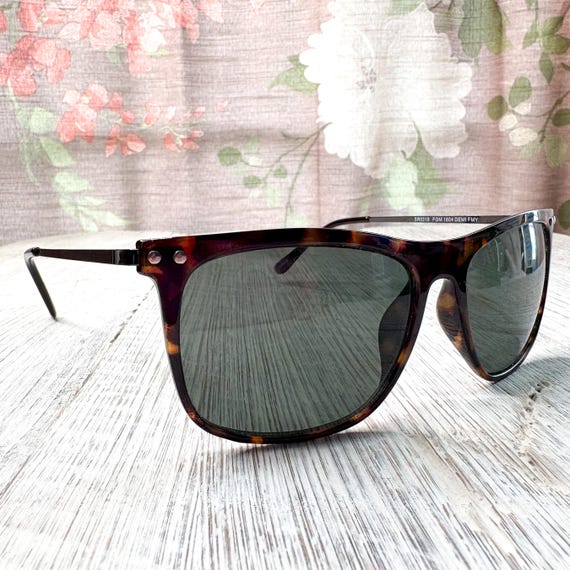 Square Sunglasses, Brown Tortoise-shell/black, Unisex/men  display picture 1