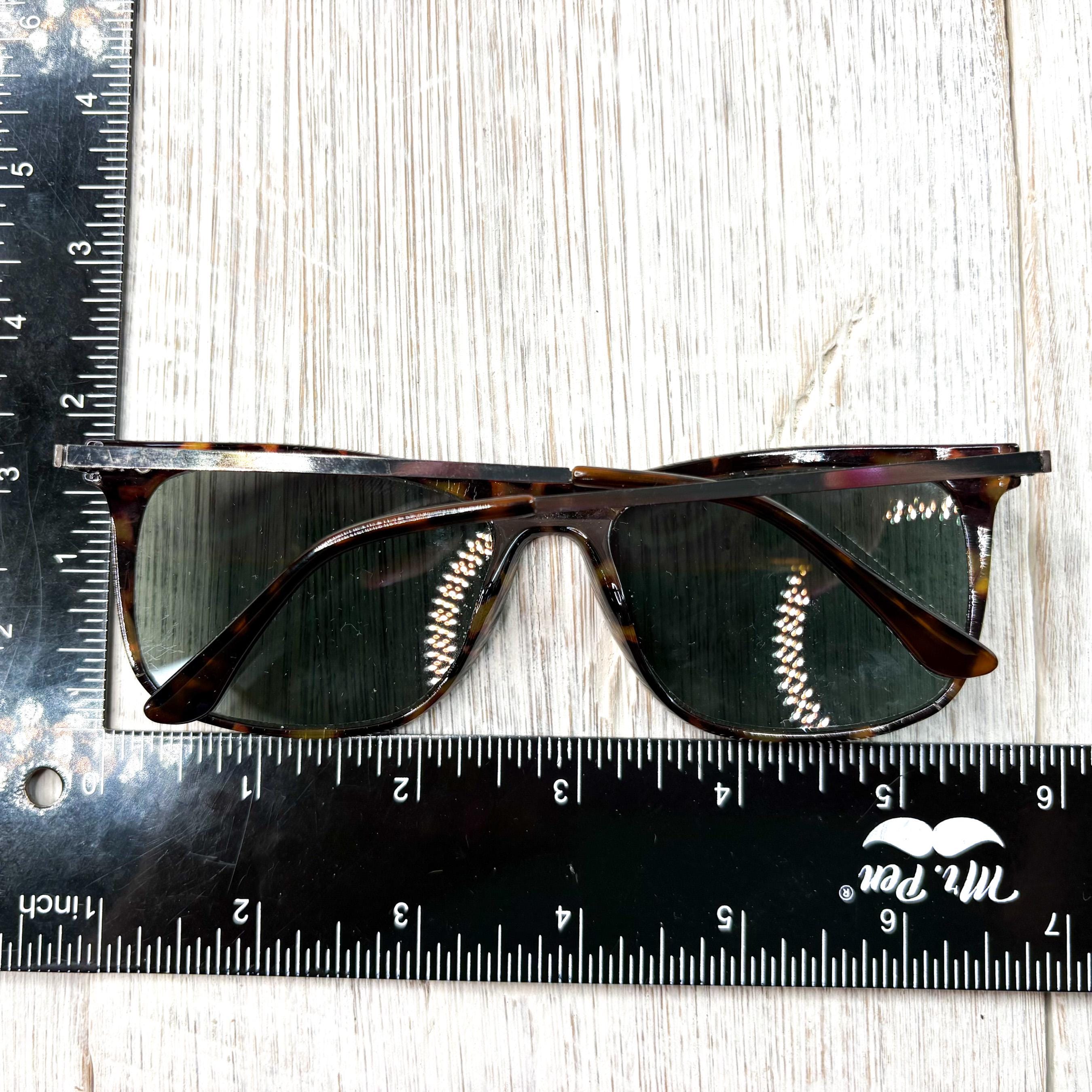 ?Tortoise Brown Square Sunglasses Retro Trendy UV400 Protection Square Fashion Sunglasses | Tortoise Shell | UV Protection  main image 2