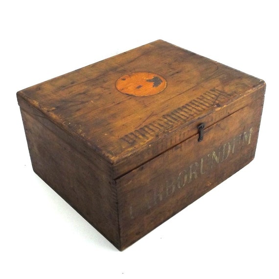 Large Wood Box Dovetail Wooden Rustic Decor Storage 50