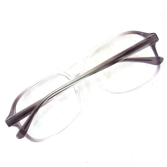 vintage NOS 80s square double bridge eyeglasses a… - image 6