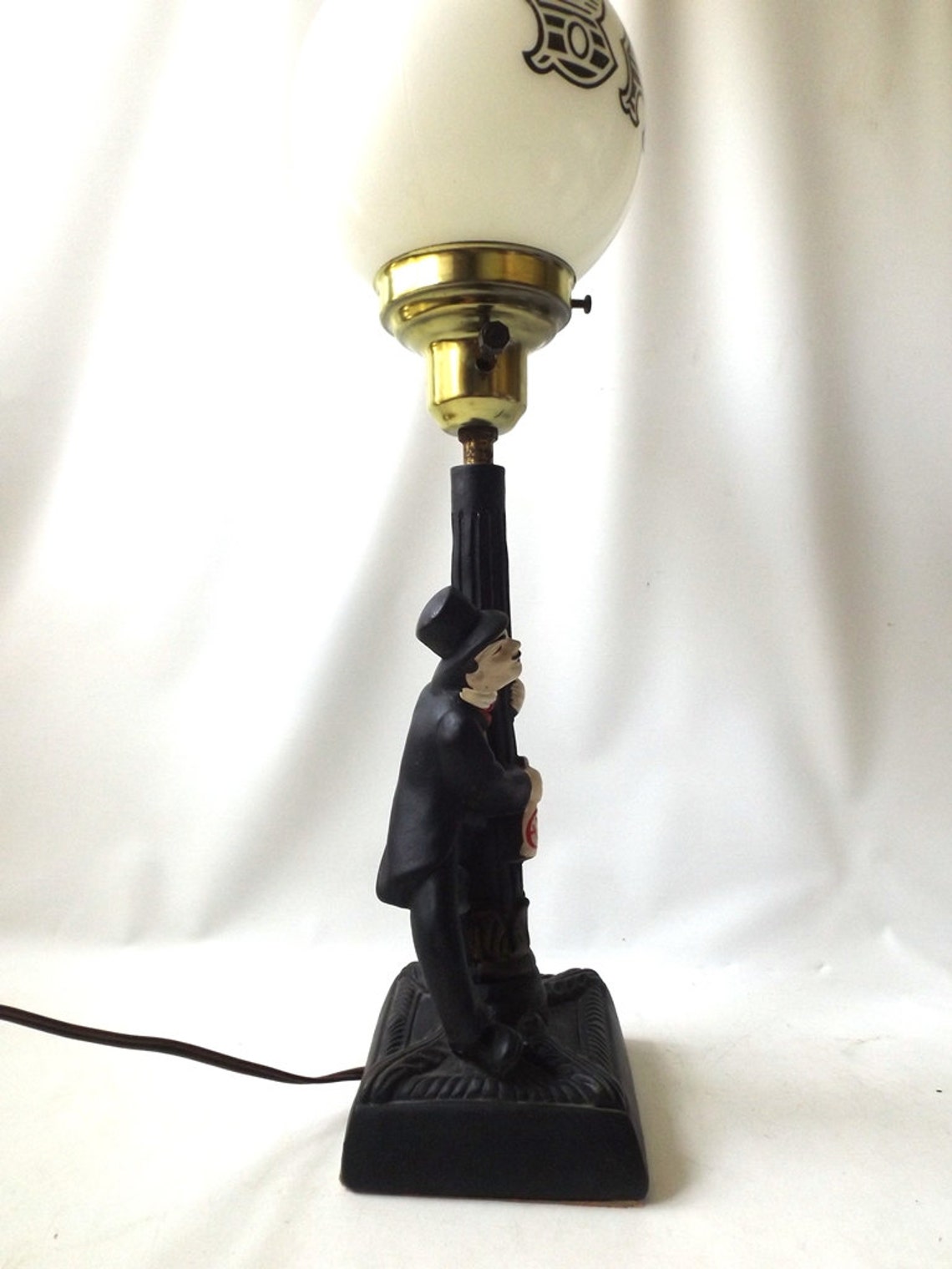Vintage 1950's drunk leaning on a lamp post bar light Etsy