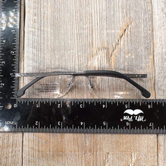 Rimless Rectangle Eyeglasses Frames: Vintage Dead… - image 5